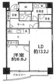 四番町プラザ 1003 間取り図