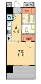 アトラス渋谷公園通り 10階 間取り図