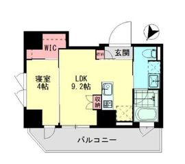 クオリア三田 4階 間取り図