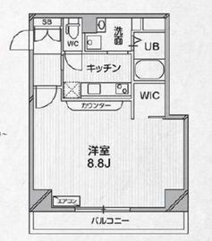 コスモリード新中野 405 間取り図