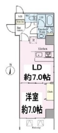 フレールコート錦糸公園 801 間取り図