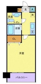 メゾン・ド・ヴィレ渋谷 4階 間取り図