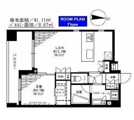 ステージファースト両国アジールコート 601 間取り図