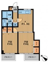 プライムアーバン新宿落合 203 間取り図