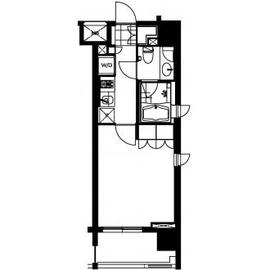 芝ウエスト 901 間取り図