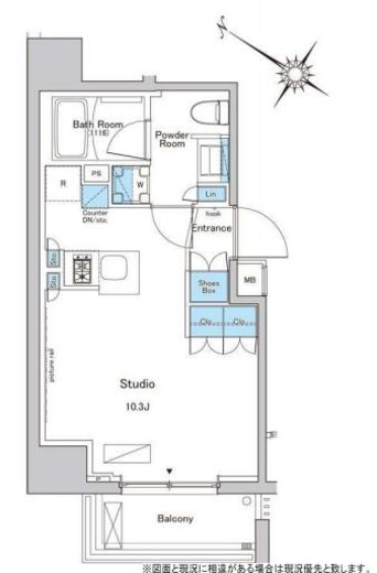 ルフォンプログレ南大塚 1004 間取り図