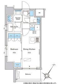 ルフォンプログレ南大塚 703 間取り図