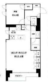 ディアナコート駒場翠景 5階 間取り図