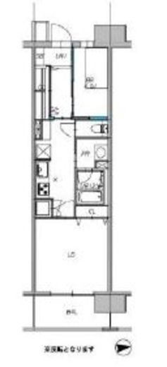ロイヤルパークス西新井 1328 間取り図