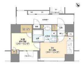 ピアース銀座8丁目 12階 間取り図