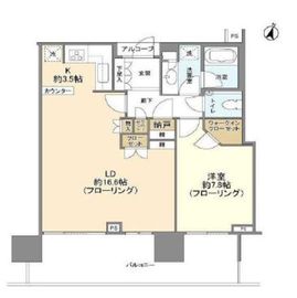 二子玉川ライズタワー 25階 間取り図