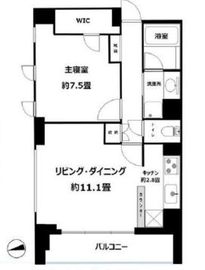 ディアナコート駒場翠景 5階 間取り図