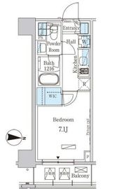 パークアクシス押上サウス 804 間取り図