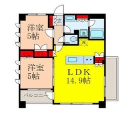 アイディーコート代々木神宮の杜 2階 間取り図