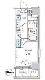 パークアクシス押上サウス 301 間取り図