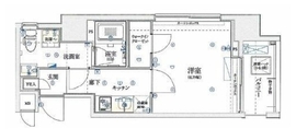 デュアレス麹町オニキス 4階 間取り図