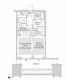 ラ・トゥール新宿アネックス 604 間取り図