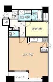 秀和溜池山王レジデンス 11階 間取り図