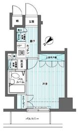 アヴァンティーク銀座1丁目 2階 間取り図