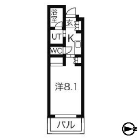 ガーデン東新宿 530 間取り図