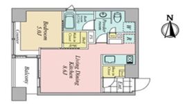 ウィルテラス勝どき 901 間取り図