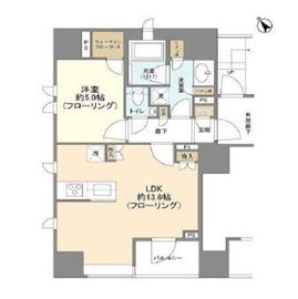 ピアース銀座8丁目 9階 間取り図