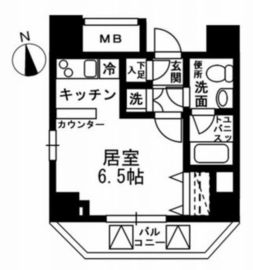 KDXレジデンス文京湯島 4階 間取り図