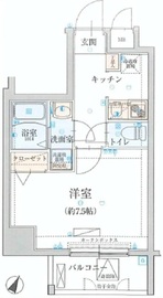 リヴシティ一番町 2階 間取り図