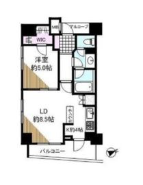 リ・プレゼ恵比寿 2階 間取り図