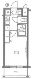 コンシェリア門前仲町 8階 間取り図