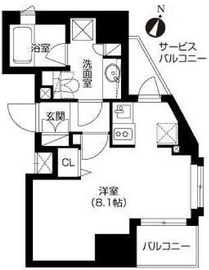 アーバネックス神保町 801 間取り図