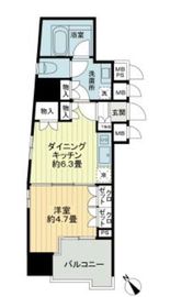 D'クラディアイヴァン御茶ノ水 12階 間取り図