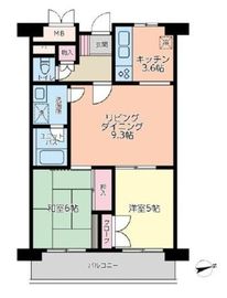 三田ナショナルコート 7階 間取り図