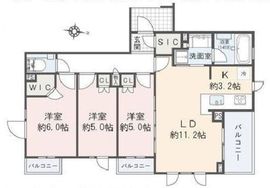 シティハウス文京小日向 3階 間取り図