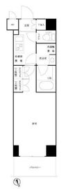 ルーブル白金高輪参番館 402 間取り図