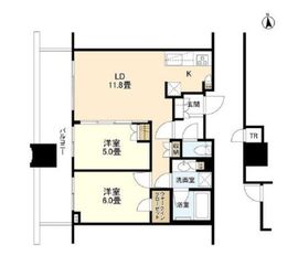 シティタワー大井町 3階 間取り図