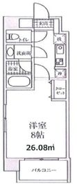 ブリリアント三田慶大前 7階 間取り図
