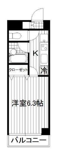 ヒューリックレジデンス参宮橋 314 間取り図