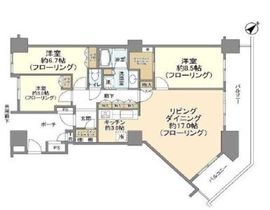 シティタワー品川 24階 間取り図