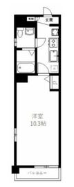 プリムヴェール四谷 907 間取り図