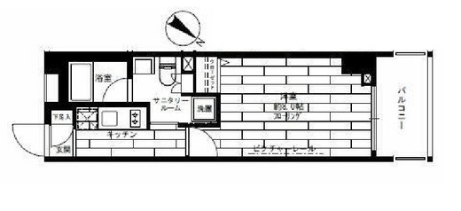 グランドコンシェルジュ日本橋 5階 間取り図