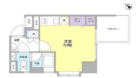 リバーレ月島 507 間取り図