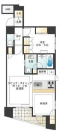 ベリスタ人形町 6階 間取り図