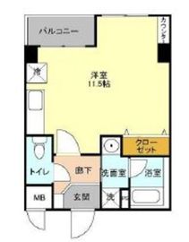 フォレンツタワー文京千石 208 間取り図