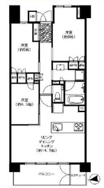 プレミスト神楽坂 2階 間取り図