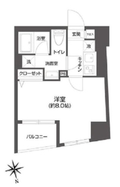 グランパセオ市谷甲良町 1101 間取り図