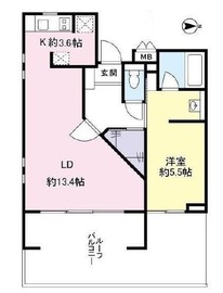 コスモリード目黒学芸大学ウエスト 501 間取り図