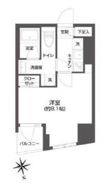 グランパセオ市谷甲良町 1102 間取り図