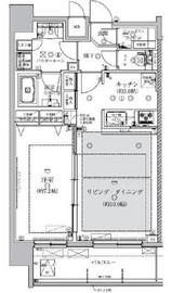 クレイシア芝浦 9階 間取り図