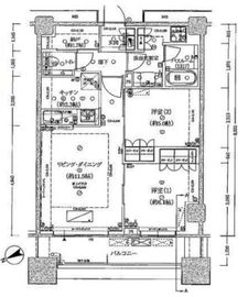 アトラスタワー西新宿 9階 間取り図